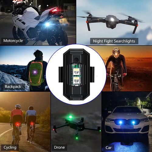 7 Colors Exterior Night Signal LED Light With USB (Pack Of 1)