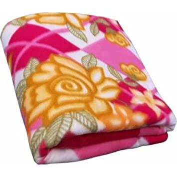 Printed Polar Solid Single Fleece Blanket for AC Room