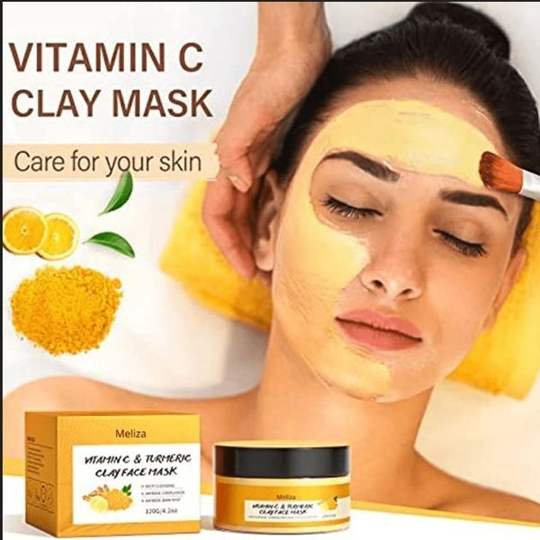 Vitamin C & Turmeric Clay Mask - Deep Cleansing 50gm