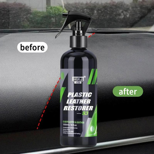 Car Leather PCV Renovator Spray Premium Formula Liquid (Pack of 1)